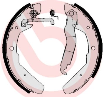 BREMBO Комплект тормозных колодок S 85 517