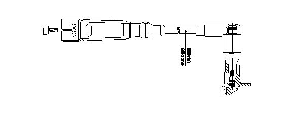 BREMI Провод зажигания 111A52