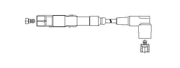 BREMI Провод зажигания 150/80