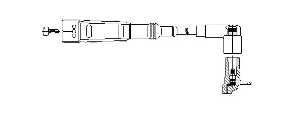 BREMI Augstsprieguma vads 151/55