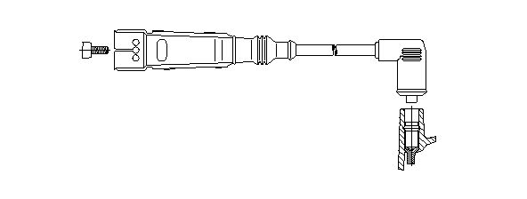 BREMI Провод зажигания 154/90