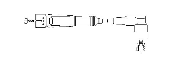 BREMI Провод зажигания 157/105