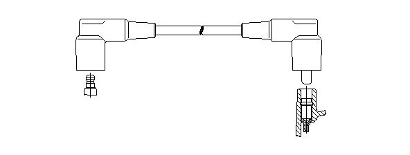 BREMI Augstsprieguma vads 159/100