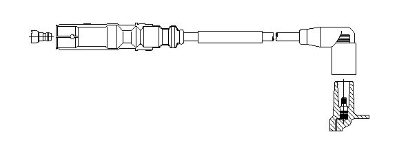 BREMI Провод зажигания 162E27