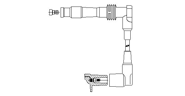 BREMI Провод зажигания 181/30