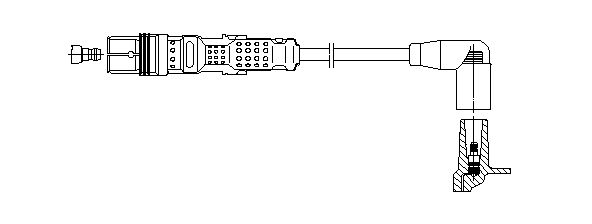 BREMI Провод зажигания 1A02/70