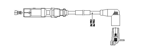 BREMI Augstsprieguma vads 1A22E26