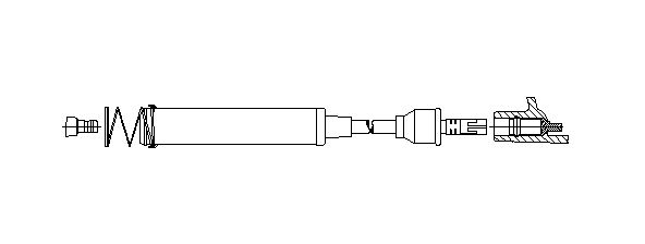 BREMI Augstsprieguma vads 318/80