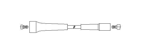 BREMI Провод зажигания 656/40