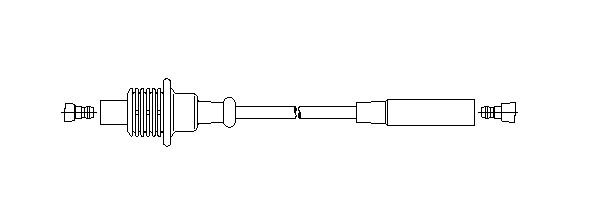 BREMI Augstsprieguma vads 667/90