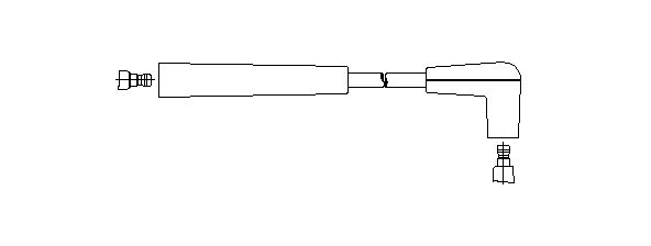 BREMI Augstsprieguma vads 824/50