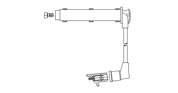 BREMI Augstsprieguma vads 861/60