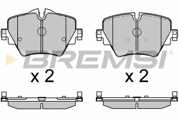 BREMSI Комплект тормозных колодок, дисковый тормоз BP3643