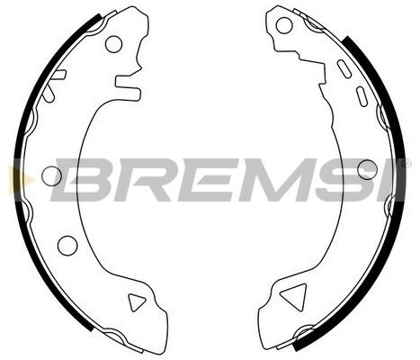 BREMSI Комплект тормозных колодок GF0006