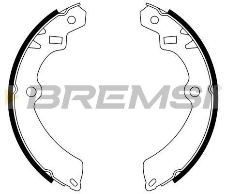 BREMSI Комплект тормозных колодок GF0059