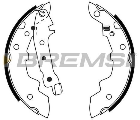 BREMSI Комплект тормозных колодок GF0101