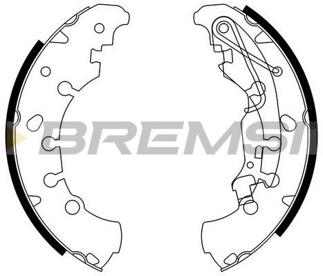 BREMSI Bremžu loku komplekts GF0140