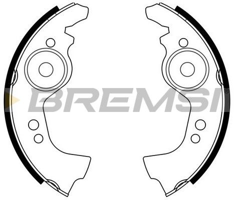 BREMSI Bremžu loku komplekts GF0145