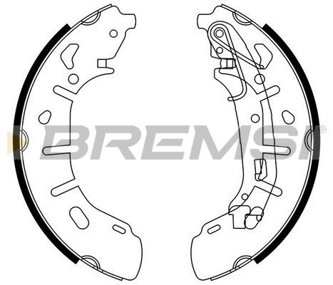 BREMSI Bremžu loku komplekts GF0148