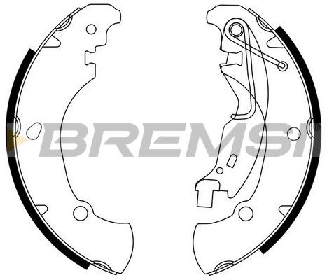 BREMSI Bremžu loku komplekts GF0152