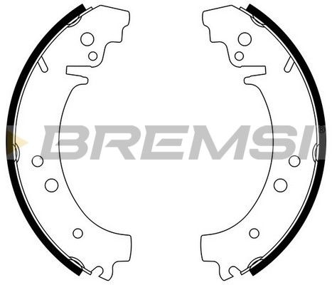 BREMSI Bremžu loku komplekts GF0160