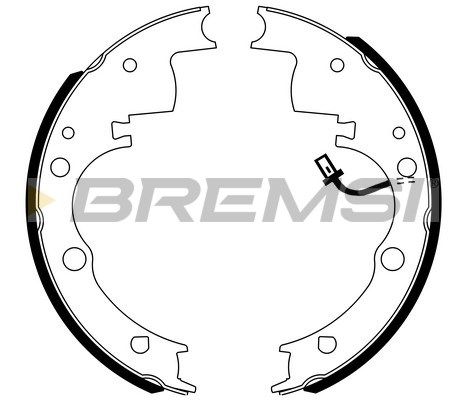 BREMSI Комплект тормозных колодок GF0167