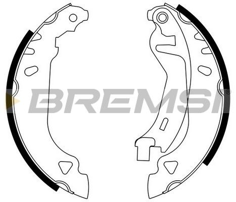 BREMSI Bremžu loku komplekts GF0169