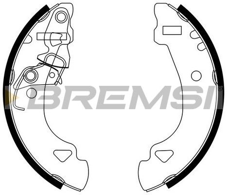 BREMSI Bremžu loku komplekts GF0173