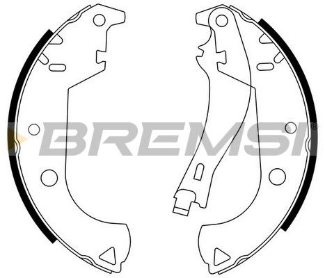 BREMSI Комплект тормозных колодок GF0184