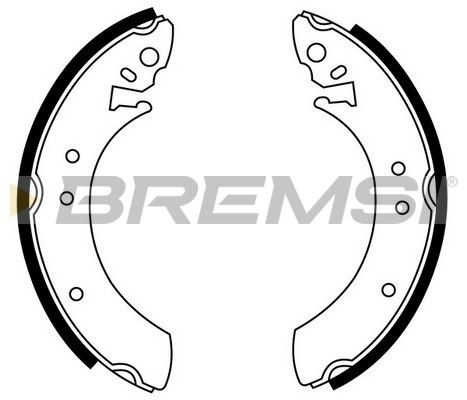 BREMSI Bremžu loku komplekts GF0192