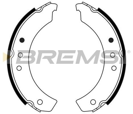 BREMSI Комплект тормозных колодок GF0197