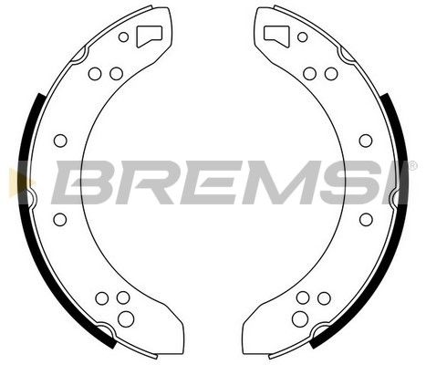 BREMSI Bremžu loku komplekts GF0198