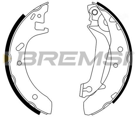 BREMSI Bremžu loku komplekts GF0229