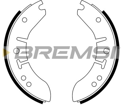 BREMSI Комплект тормозных колодок GF0260