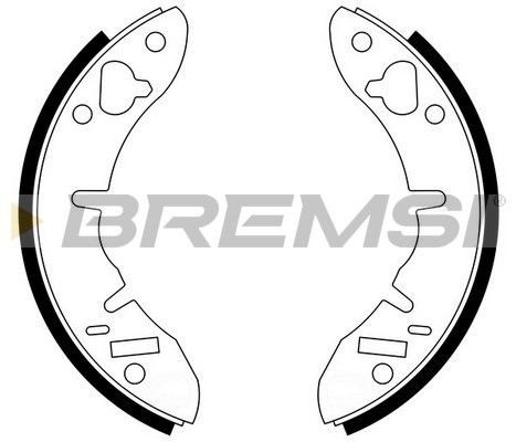 BREMSI Bremžu loku komplekts GF0262