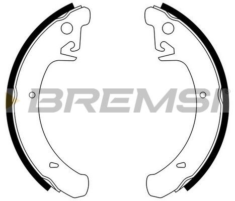 BREMSI Bremžu loku komplekts GF0283