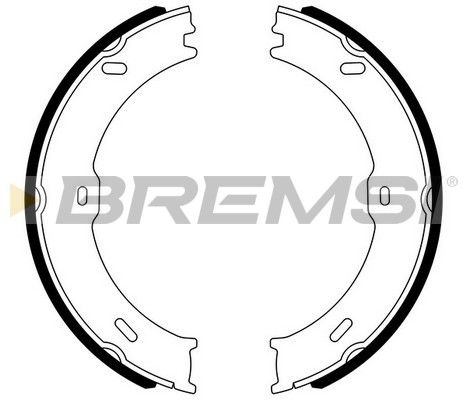 BREMSI Комплект тормозных колодок, стояночная тормозная с GF0315