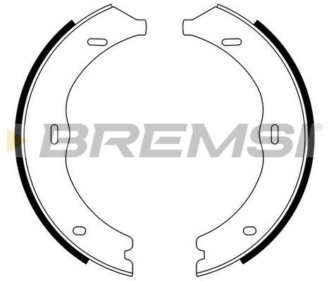 BREMSI Комплект тормозных колодок, стояночная тормозная с GF0316