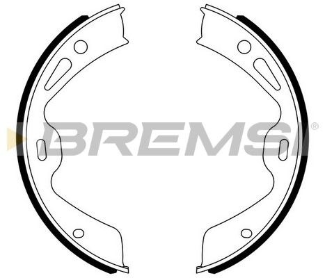 BREMSI Комплект тормозных колодок, стояночная тормозная с GF0330