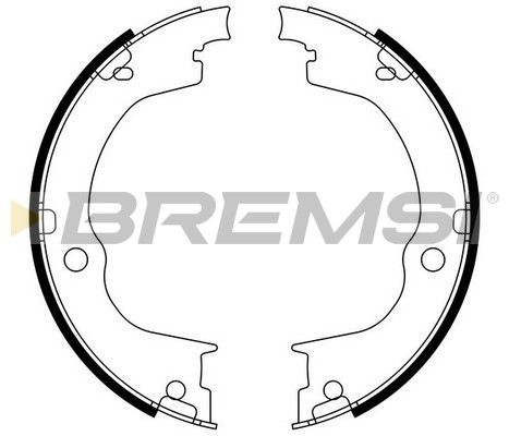 BREMSI Комплект тормозных колодок, стояночная тормозная с GF0360