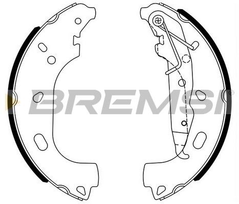 BREMSI Комплект тормозных колодок GF0361