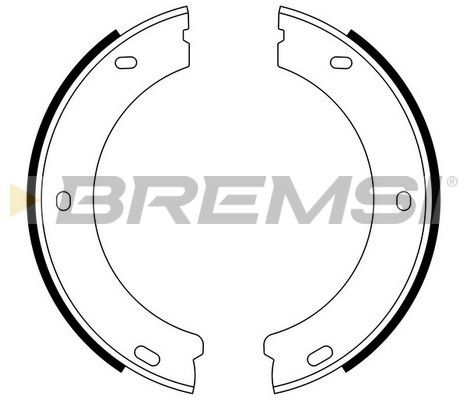 BREMSI Комплект тормозных колодок GF0384