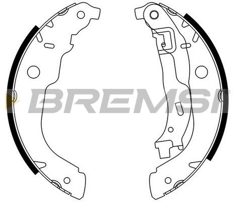 BREMSI Bremžu loku komplekts GF0389