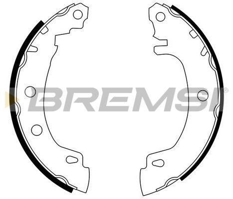 BREMSI Комплект тормозных колодок GF0405