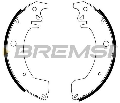 BREMSI Bremžu loku komplekts GF0410