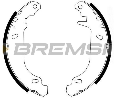 BREMSI Bremžu loku komplekts GF0415