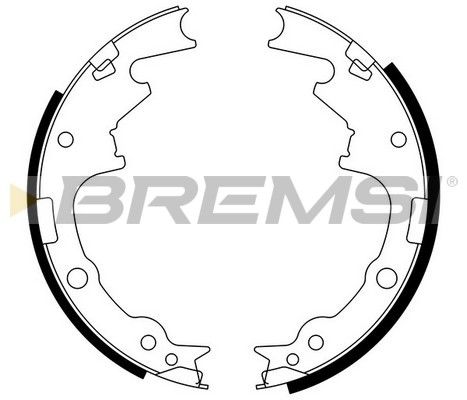 BREMSI Bremžu loku komplekts GF0420
