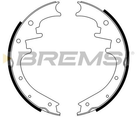 BREMSI Комплект тормозных колодок GF0423