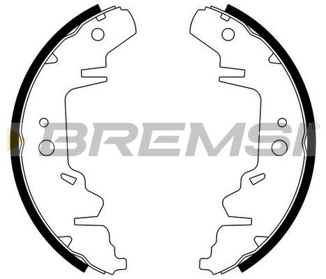 BREMSI Комплект тормозных колодок GF0426