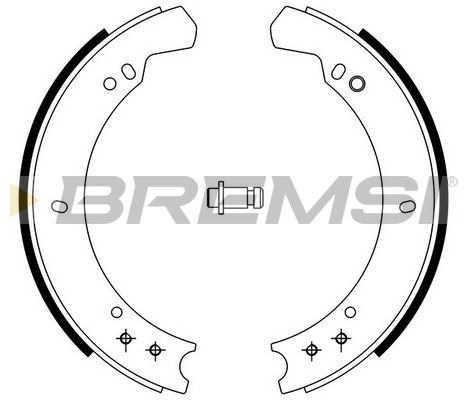 BREMSI Bremžu loku komplekts GF0434
